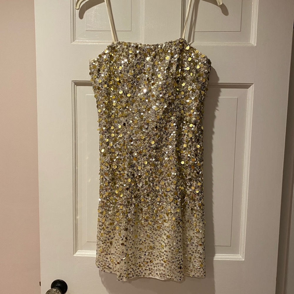 Adrianna Papell Sequin Cocktail Dress